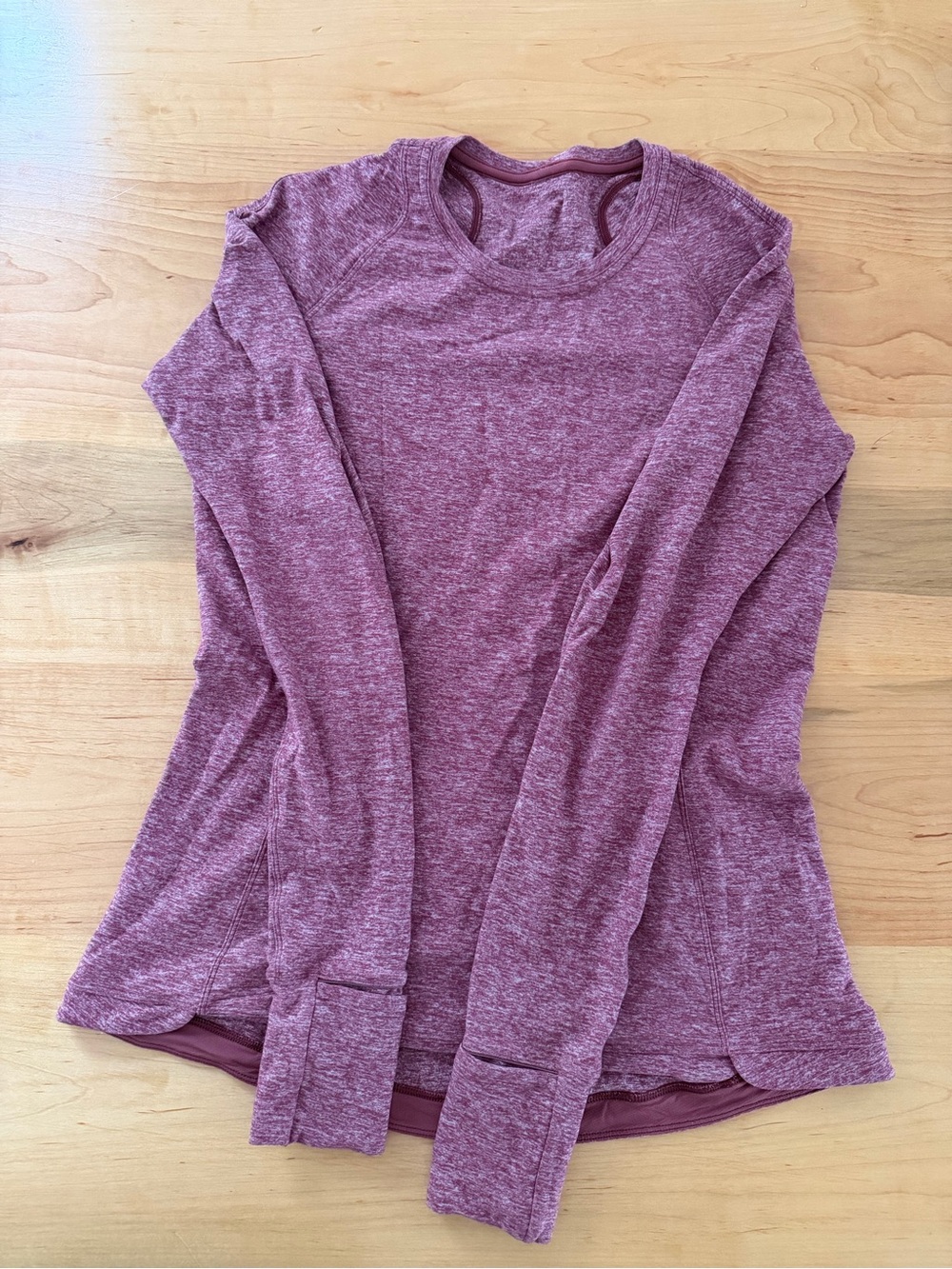 lululemon athletica Long-Sleeve Crewneck Top - Dusty Mauve Heather